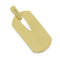 PENDENTE TARGA MILITARE DORATA 2538